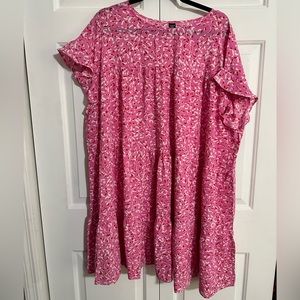 Hot pink cheetah dress
